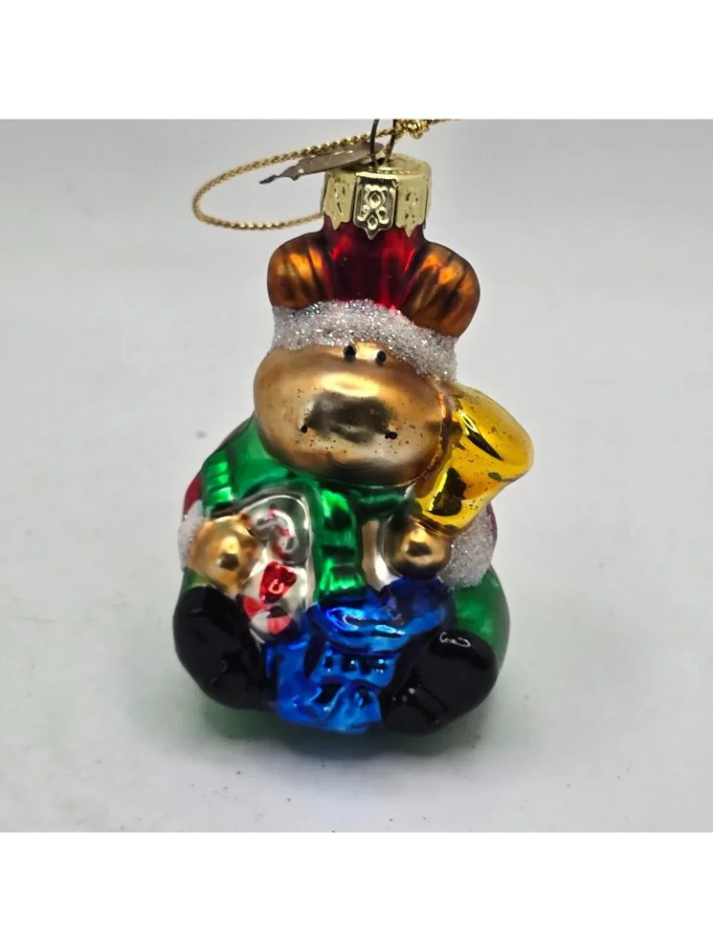 Christmas Ornament Glass Reindeer Thomas Pacconi Museum Series 2003 Holiday VTG